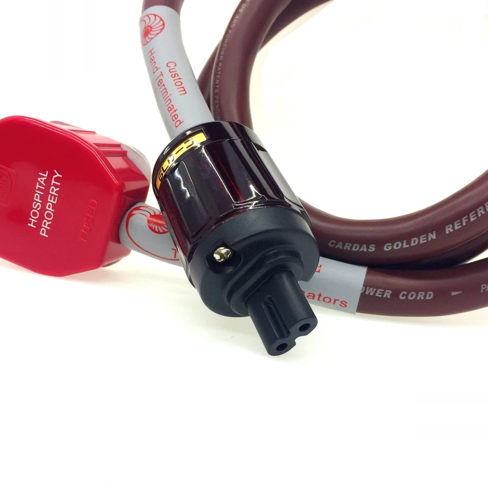 CARDAS golden reference Power cord OFC OFC EU Schuko AC Power Cable  Figure 8 Oyaide P-079E/P-079/C-079 C7 MK plug Vinshle