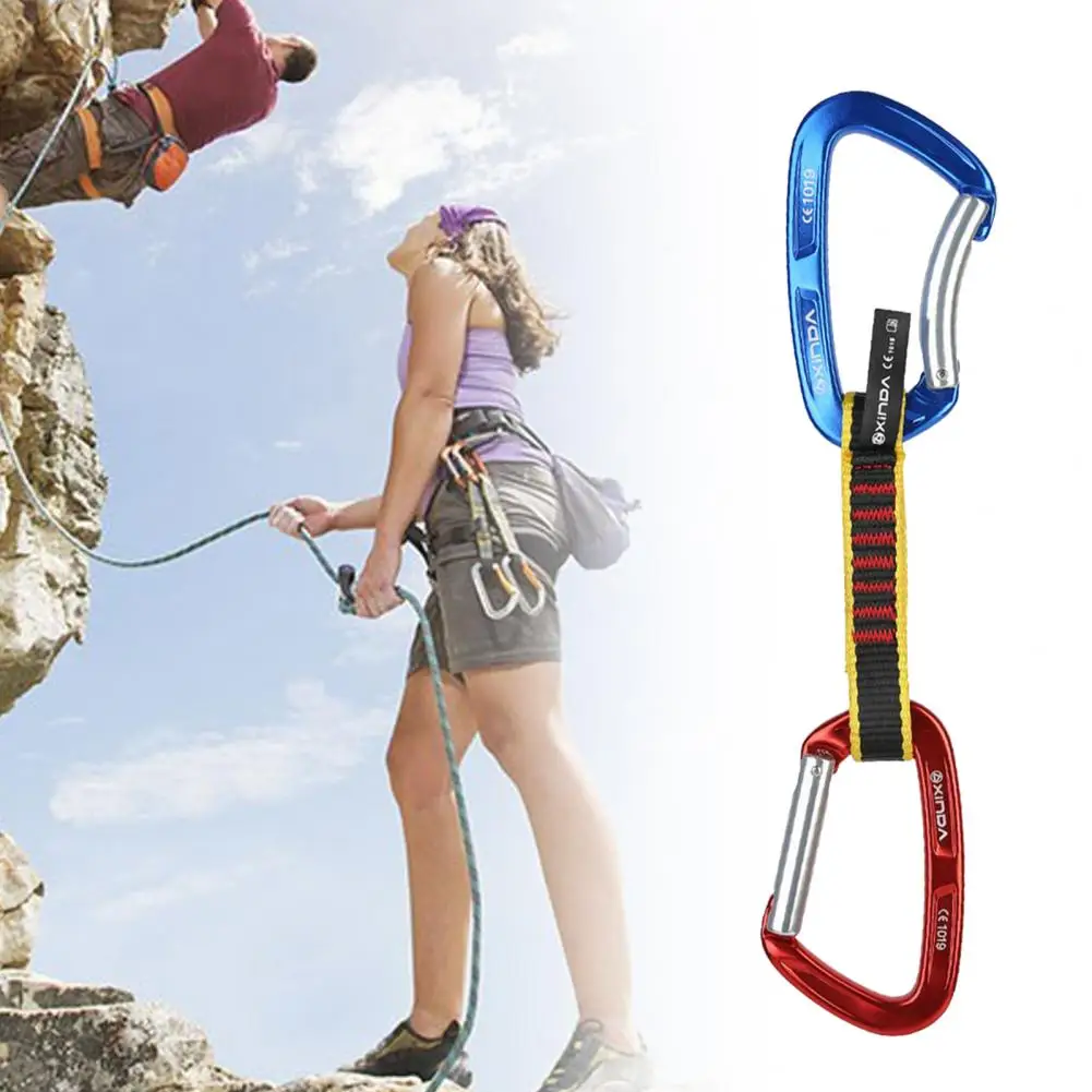 Climbing Professional Rock Climbing Quickdraw Sling Safety Lock Extenders Straighten Bent Carabiner Mountaineer Outdoor Protect