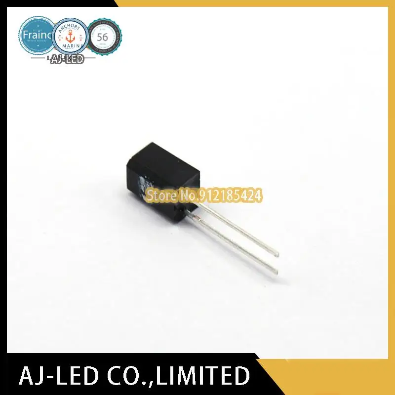 

10pcs/lot BPW41N infrared receiver tube silicon PIN photodiode wavelength 950nm angle ±65°