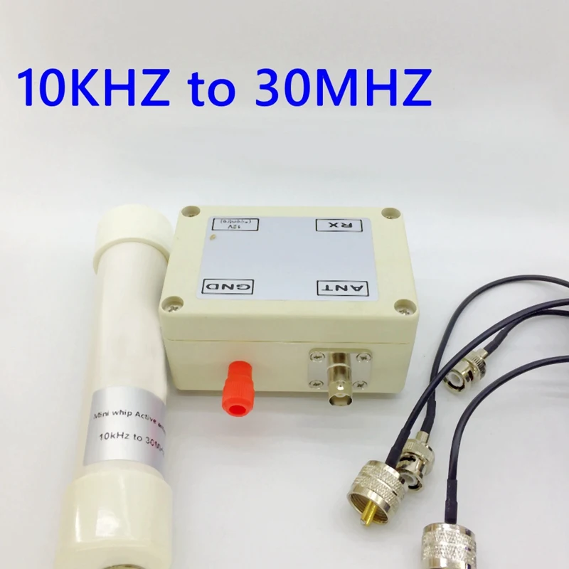 Antenna attiva da 10Khz a 30Mhz Mini frusta Hf Lf Vlf Vhf Sdr Rx con cavo portatile