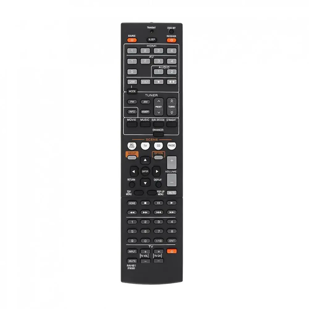 Remote Control for YAMAHA AV Receiver rx-v1071 rx-v377 rx-v575 rx-v867 rx-v160 rx-v477 htr-4065  htr-2064 rx-v371 rx-v473