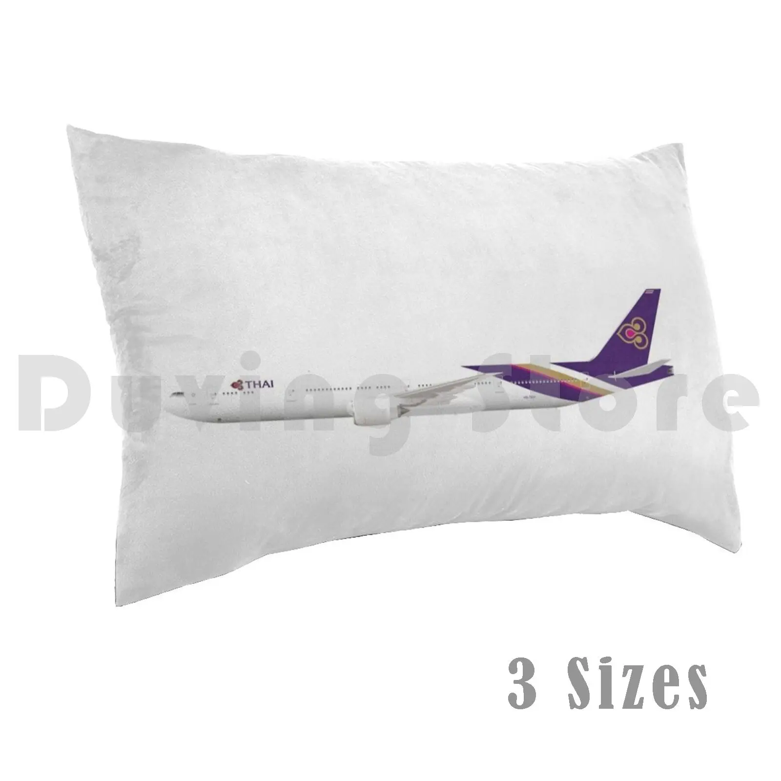 In Uniform-B777-Thai Airways Pillow Case DIY 50*70 Thai Airways Aviation Boeing 777