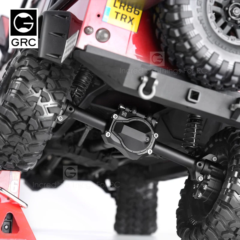 GRC G2 CNC Aluminum Axle Housing W/Ackerman Full Set For TRX-4 Defender Bronco Blazer G500 Upgrade Option parts #GAX0121AFB/AFS