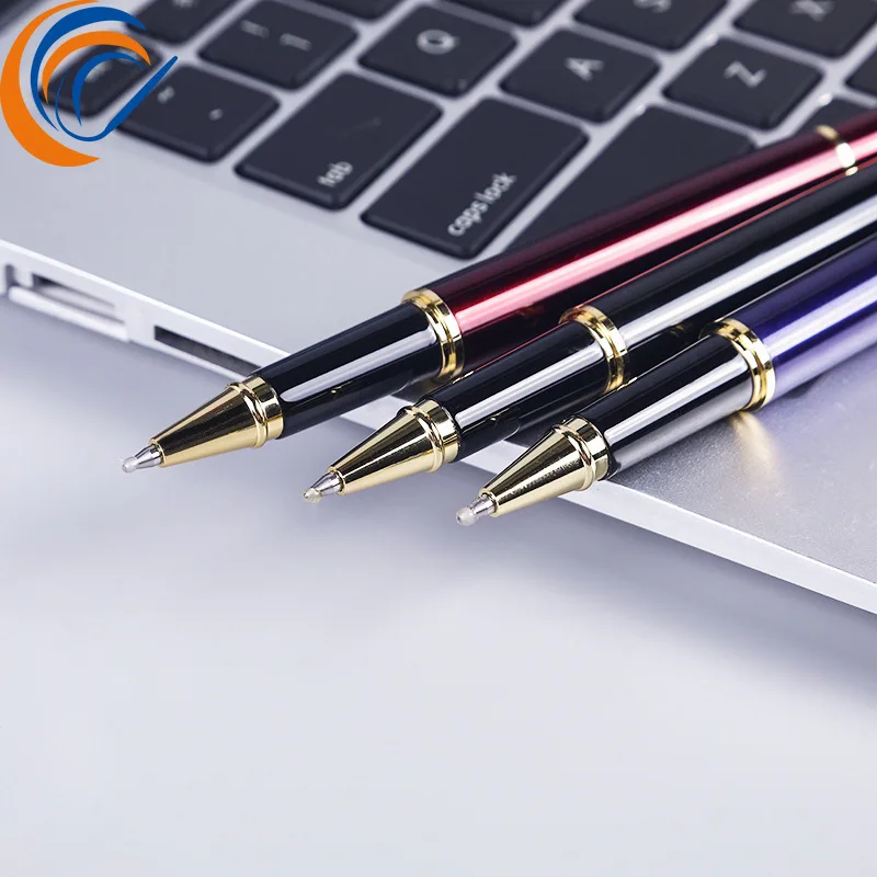 Advertising Giveaway Metal Signature Pen 500 PCS PER SET Gift Advertising Business Neutral Gift Pen Custom LOGO