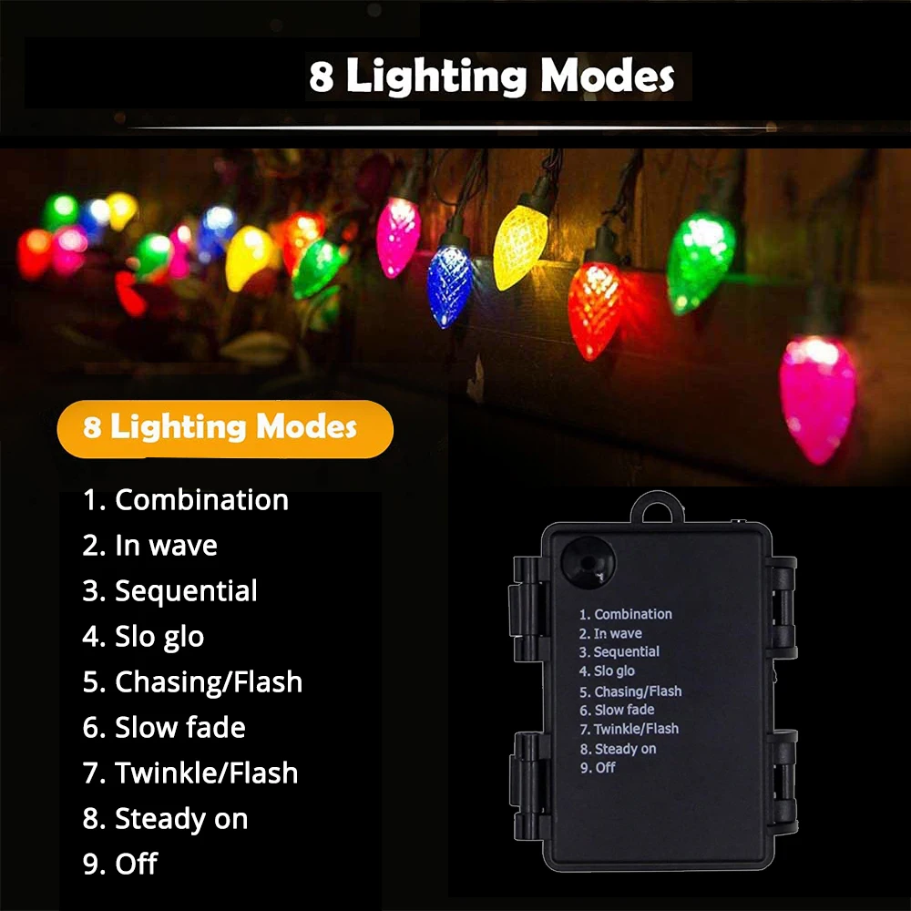 Decorazione della camera da letto del cortile del giardino dell'interno della luce della decorazione di natale della luce della stringa della fragola della stringa della luce di natale del LED