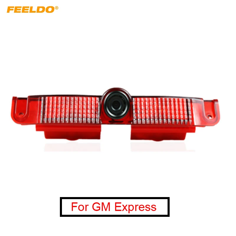 

FEELDO 1Set Car CCD Reversing Rear View Camera For G M Express Brake Light Camera 14-15 Backup Parking Camera #FD5810