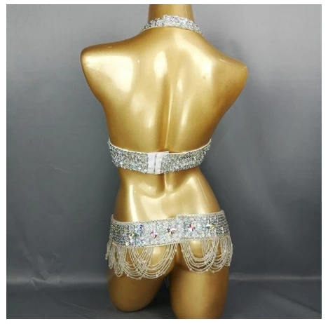 Sexy Night dance bellydance Top bra +Belt 2pcs set Women's belly dance costume belly dancing clothes