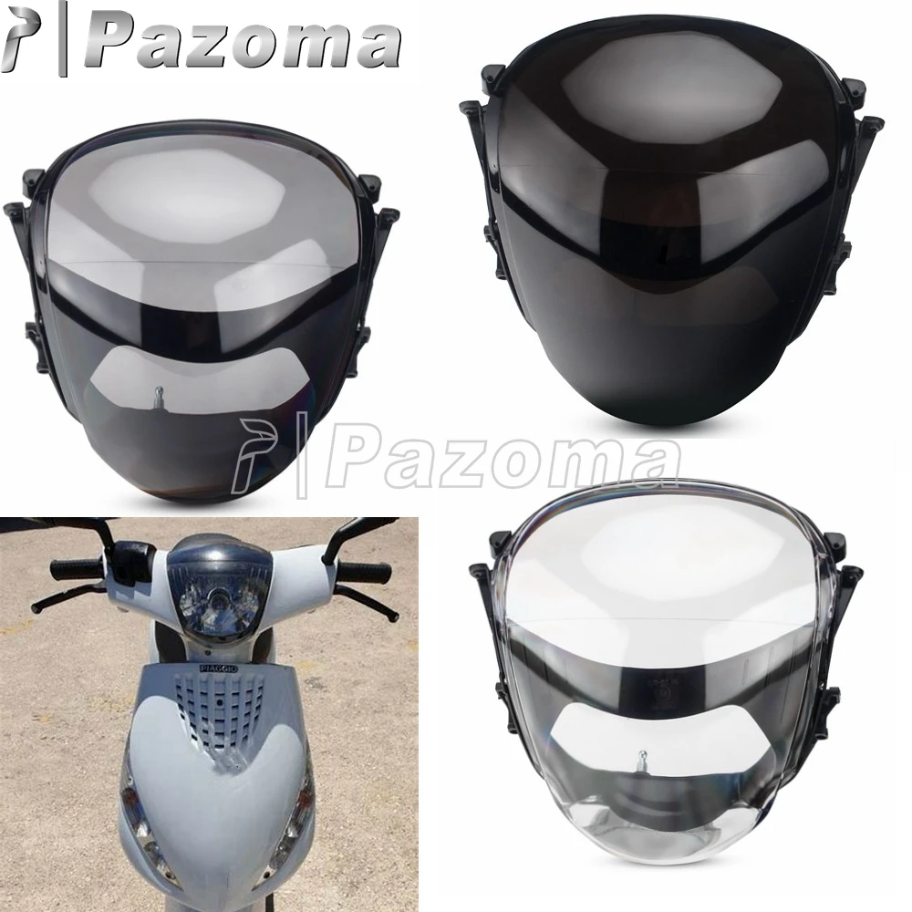 Headlight Lens Cover For Piaggio Zip 50 100 2T AC Fast Rider DT Base Pigmentato LC SP SP2 4T 49 2T Front Speedometer Glass Guard