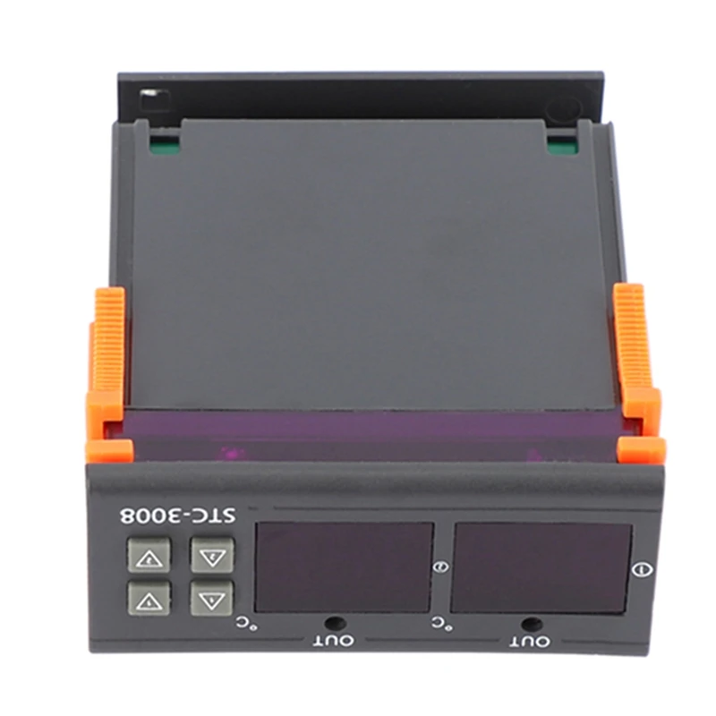Stc-3008 110-220vデュアルデジタルサーモスタット温度コントローラインキュベーターのためのサーモスタット湿度計除湿恒湿
