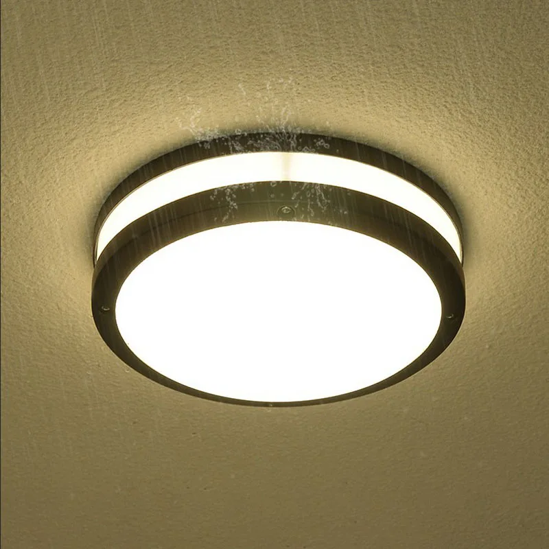 Lampada da soffitto impermeabile per bagno, lampada per l\'umidità della cucina, lampada da soffitto a LED per balcone esterno/corridoio/corridoio