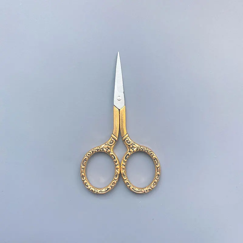 1Pcs European Retro Scissor handicraft Embroidery Fabric Cross stitch Classic Vintage Antique Craft Sewing Tailor Scissor Sewing