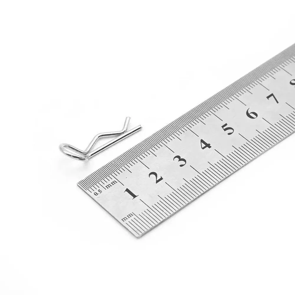 100PCS 1/8 Body Clips Pins Bend Post Remote Control Parts Truck Buggy Shell for 1:8 Rc Car