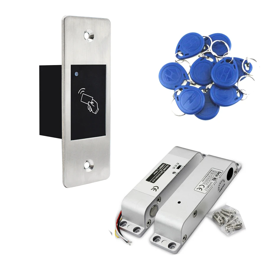 IP66 Outdoor Fingerprint Access Control Biometrics Reader IDCard 125KHZ Gate Automation Systems Keyless Door lock Access Control