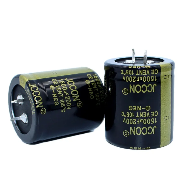 

200v1500uf JCCON Thick-foot Electrolytic Capacitor Inverter Power Volume 35x40