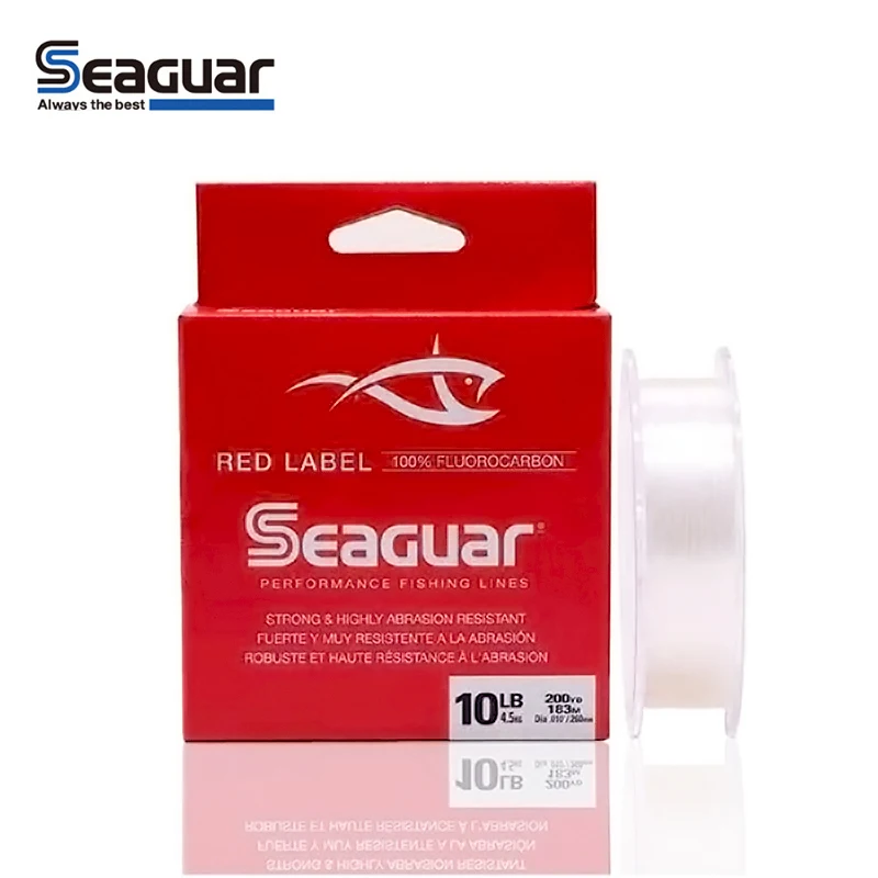 

Seaguar Red Label Origin Linhas Pesca 183M 100% JAPAN Fishing Threads Fluorocarbon Lines Carbon Fiber Freshwater Fishing Tackle