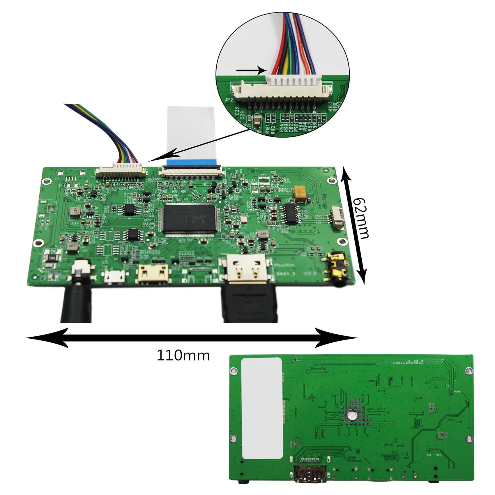 Imagem -03 - Placa Controladora Vsdisplay-hd-mi Lcd Chip Rtd2556t 9.7 2048x1536 Ips 4:3 Lp097qx1 Ltl097ql01 Lq097l1jy02z Tela Lcd