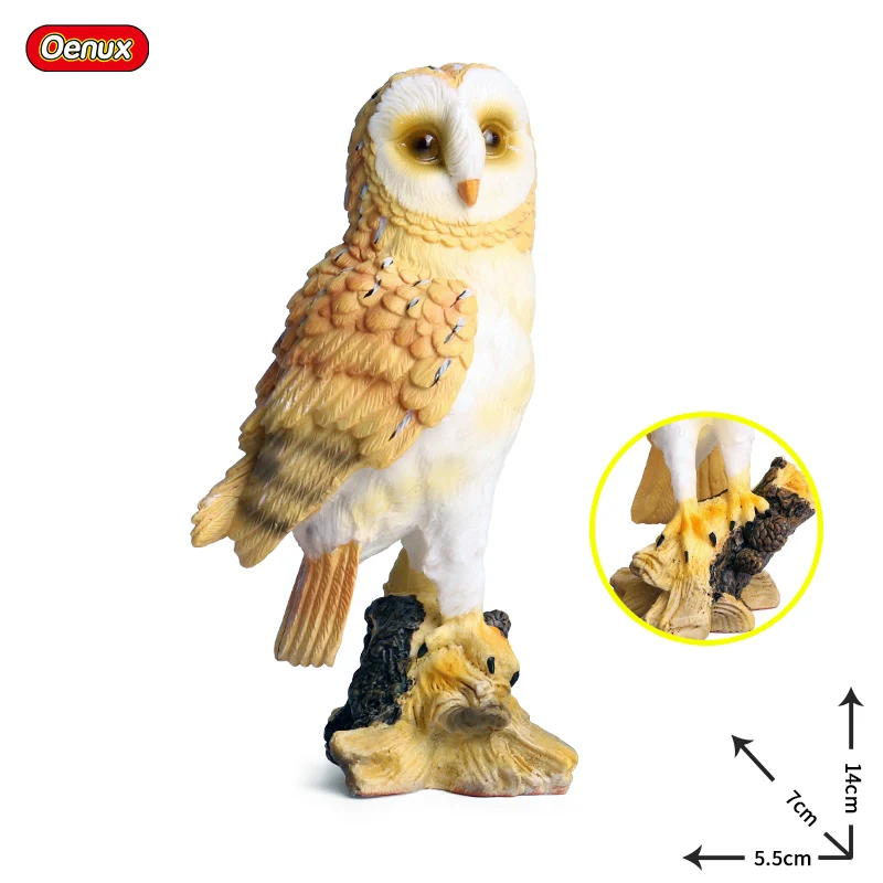 Oenux Animals Zoo Wild Farm Sealife Crocodile Frog Camel Horse Pig Duck Owl Model Action Figures Educational Toy For Kids Gift