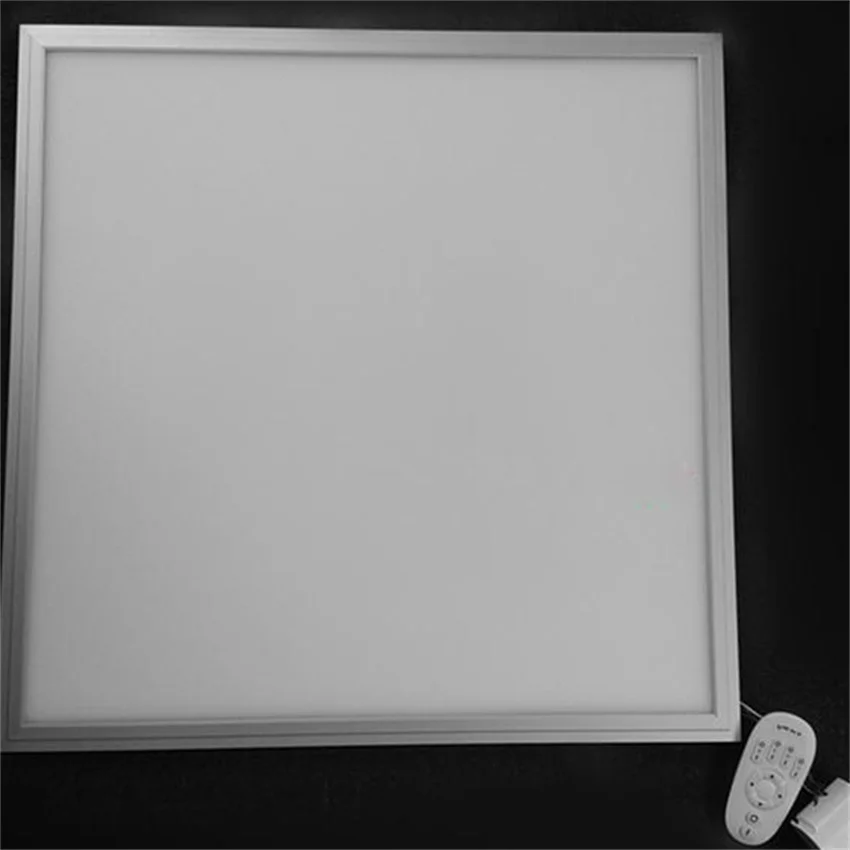 Free Shipping 40w 600x600mm Color Changeable(2700-6500K) and Dimmable LED Panel with 2.4G Remote Control AluminumAlloy+PMMA