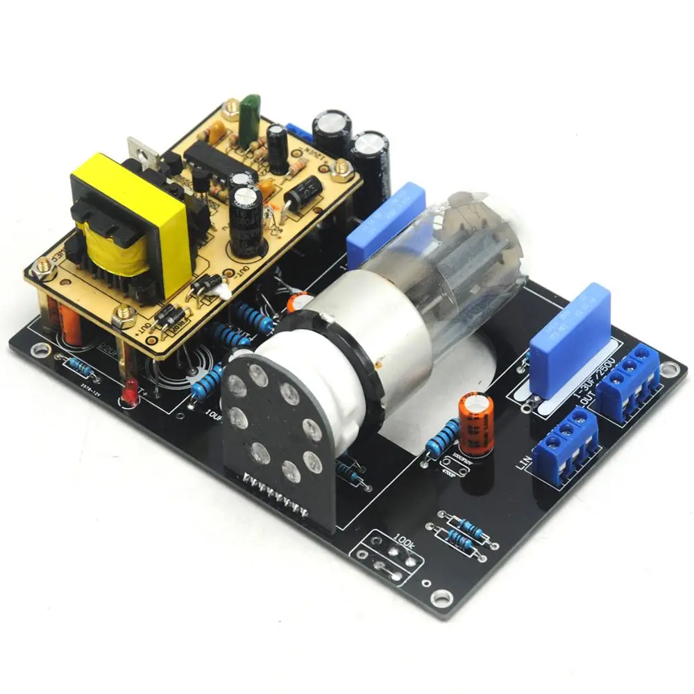 DC12V Car 6N8P (6H8C 6SN7) Tube Pre-stage Finished Board