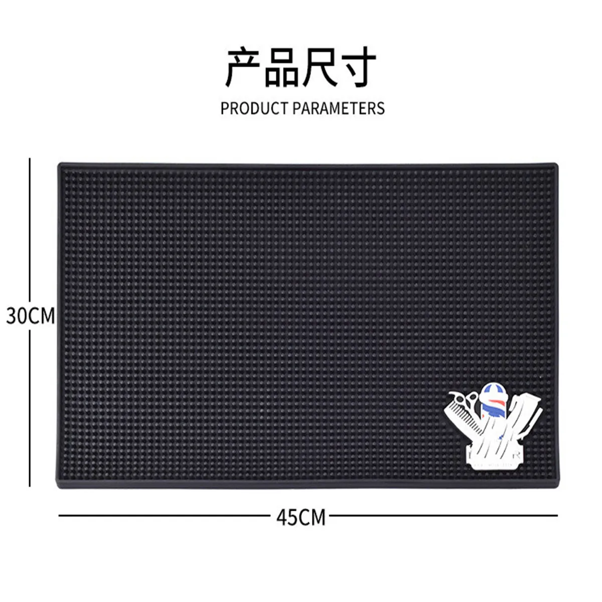 Hairdressing Mat Silicone Dressing Table Pad Hair Styling Station Mat Barber Anti Slip Countertop Mat Salon Hairdresser Storage