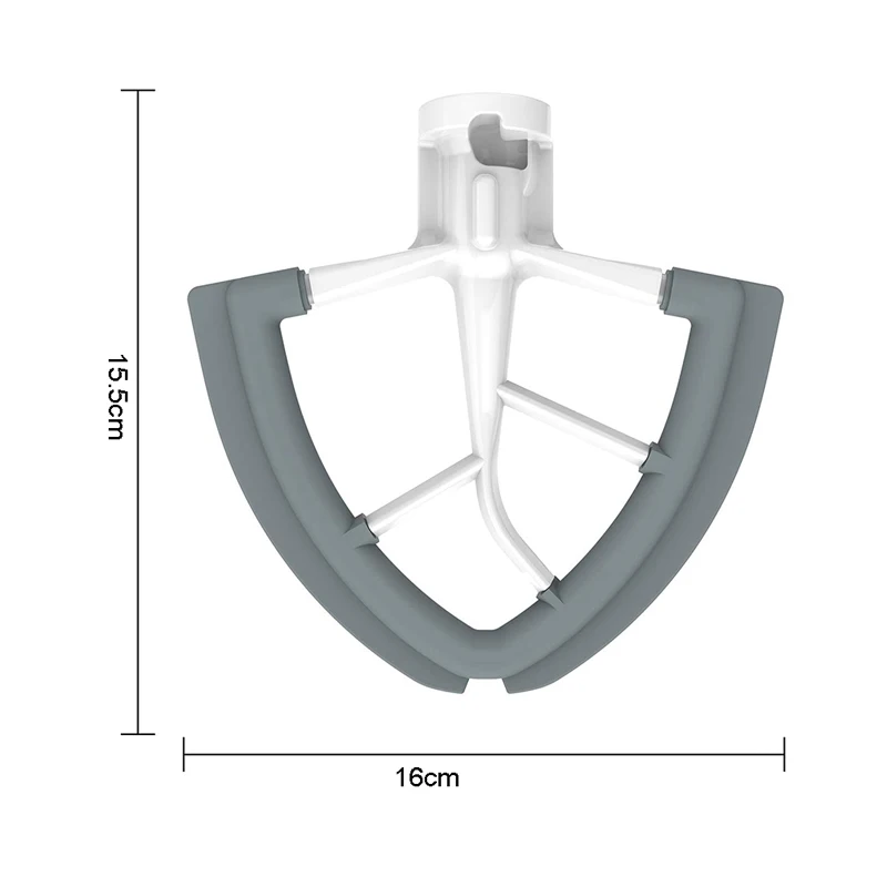 Für die KitchenAid Vertikalmixer Flex Edge Rührklinge, 4,5-5QT flache Rührklinge, flexibler Silikonkantenschaber für die Schüssel. – Detail 7