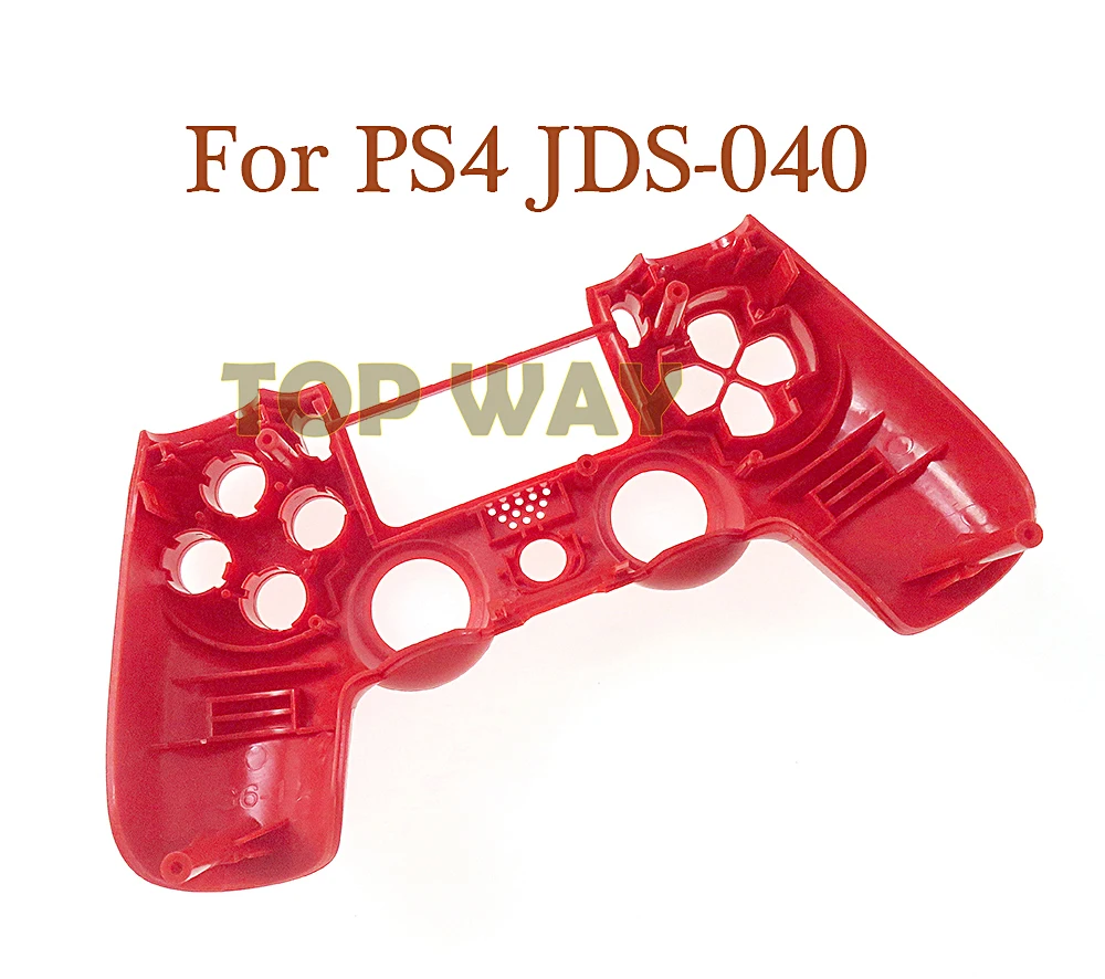5 uds para PS4 4,0 Slim Pro carcasa superior cubierta frontal placa frontal con carcasa suave para PS4 Slim JDS040 JDM 040 funda protectora