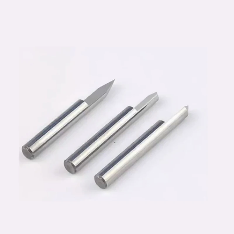 OYYU Khắc Xay Cắt HRC55 Thép Vonfram Cacbua Đáy Phẳng Cắt D3.175 D4 Độ Cứng Cao Khắc CNC Máy Công Cụ