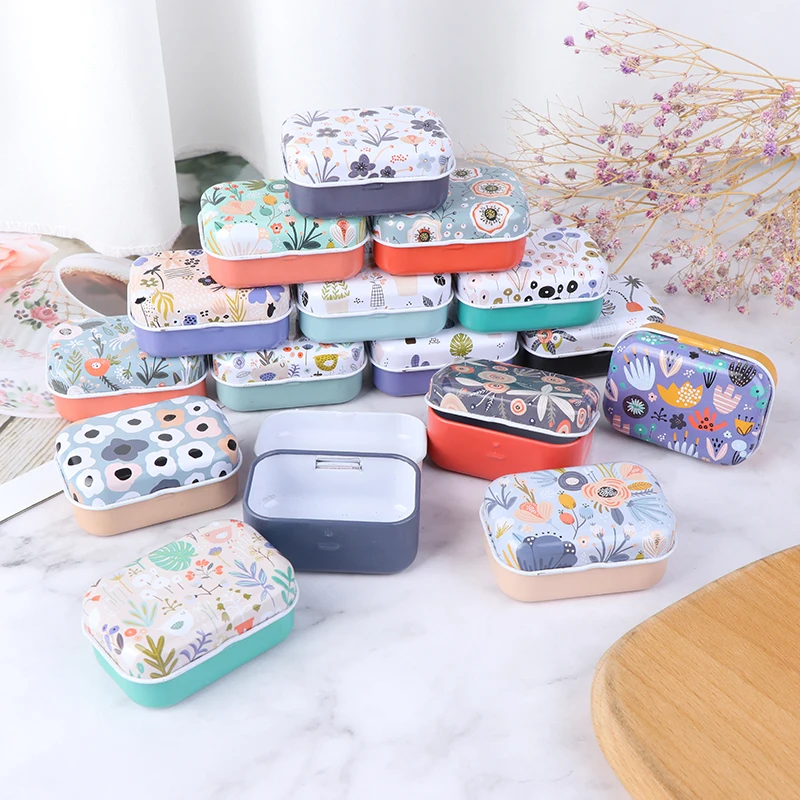 1PCS Mini Tin Metal Box Sealed Jar Packing Boxes Small Storage Cans Coin Earrings Box Jewelry Candy Box pill case