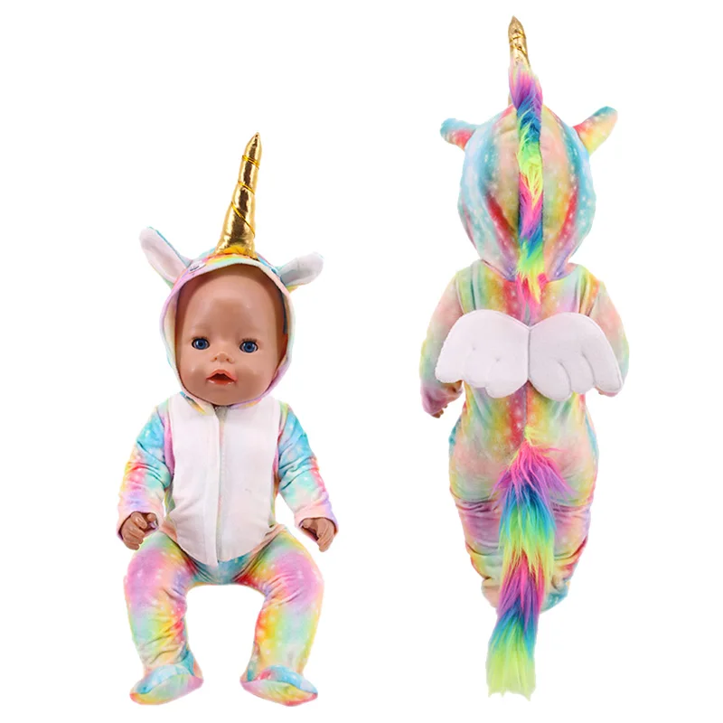 43 cm Baby New Born Clothes For 18 Inch American Doll Girl Toy 17 Inch Baby Reborn Doll Clothes Accessories Our Generation