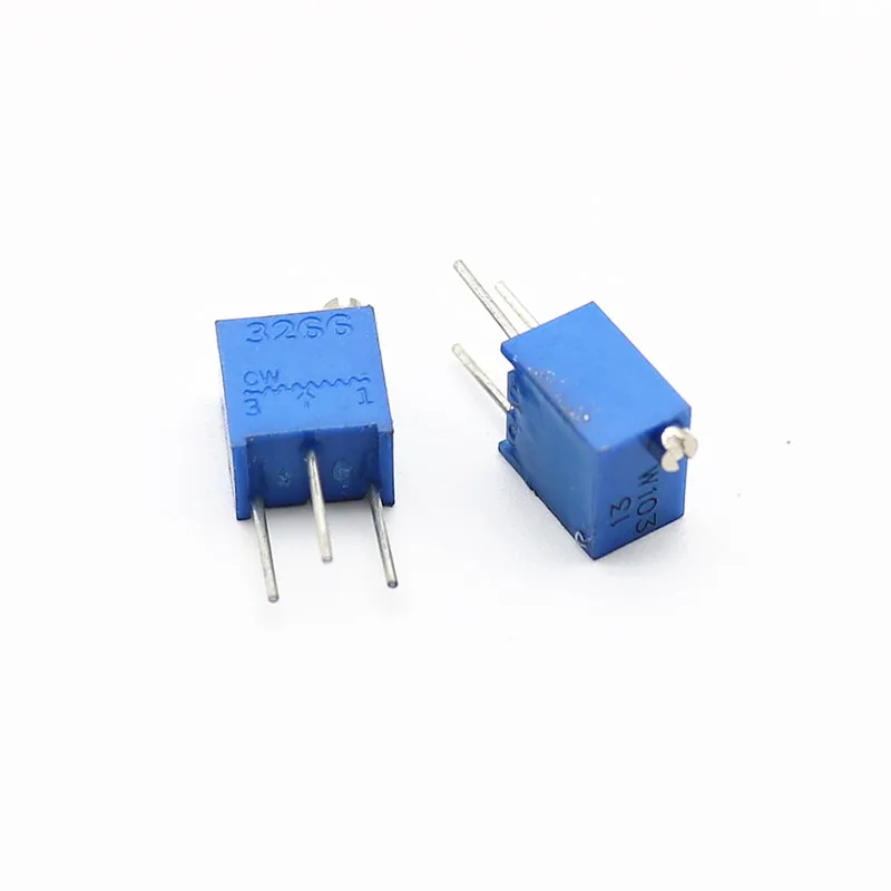 10PCS 3266W Adjustable Precision Potentiometer 1K 2K 5K 10K 20K 50K 100K 200K 500K 103 1M 3266