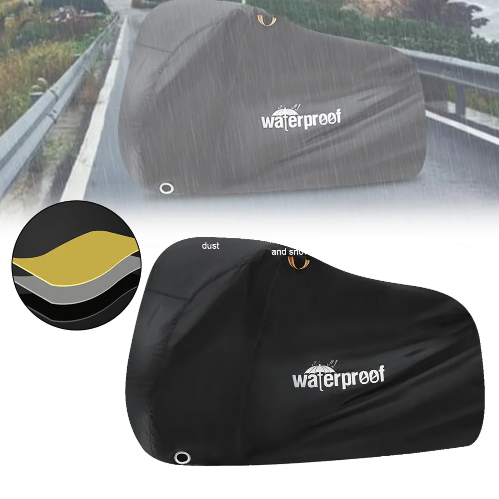 Motorcycle Bike Cover Dustproof Waterproof Sun Block Protector Outdoor Bike Motor Cover Funda Bike ATV Scooter Bicycle Cover