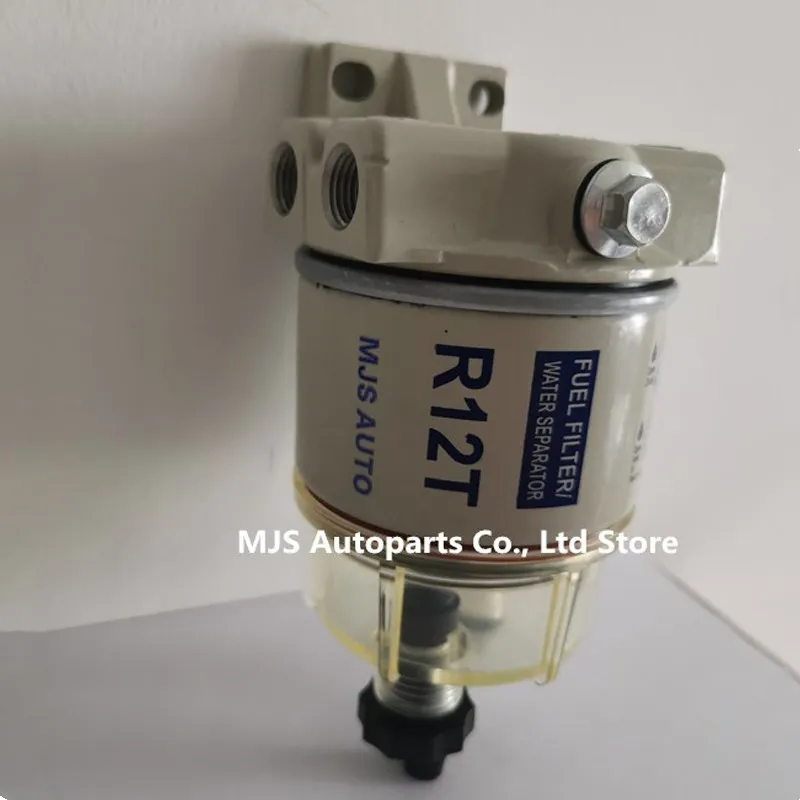 

MJS AUTO R12S R12T Fuel Water Separation Assembly For Racor 140R 120AT S3240 NPT ZG1/4-19 Automotive Parts Filter Bowl Assembly