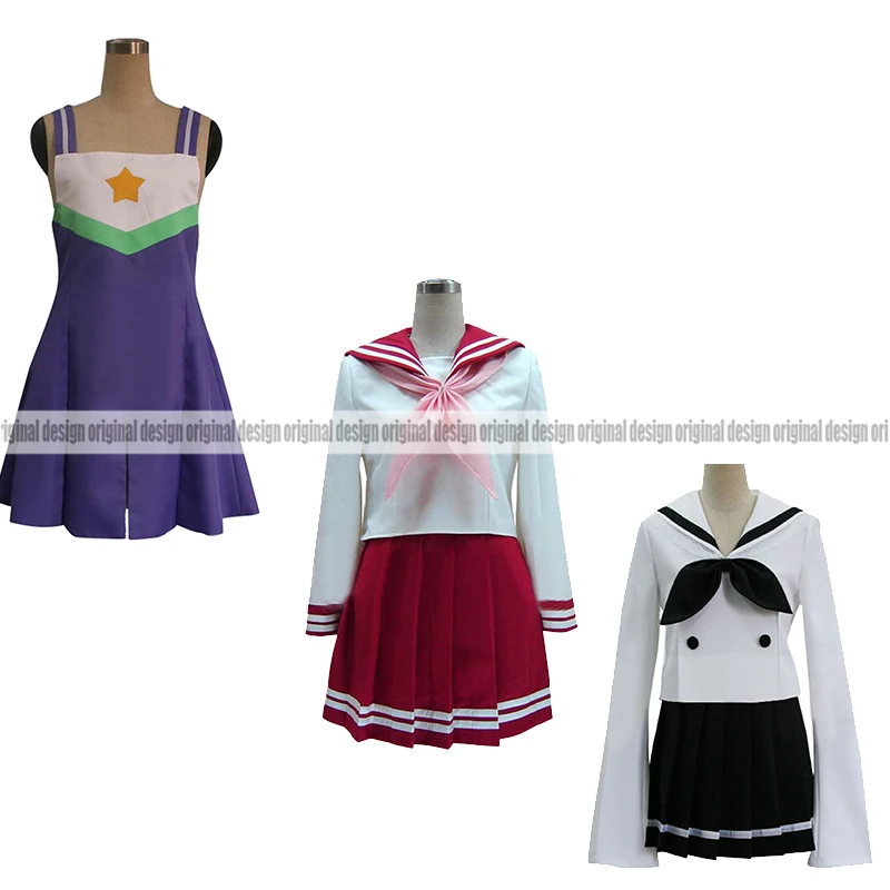 

Lucky Star Konata Izumi Kagami Hiiragi Tsukasa Hiiragi Clothing Cosplay Costume,Customized Accepted