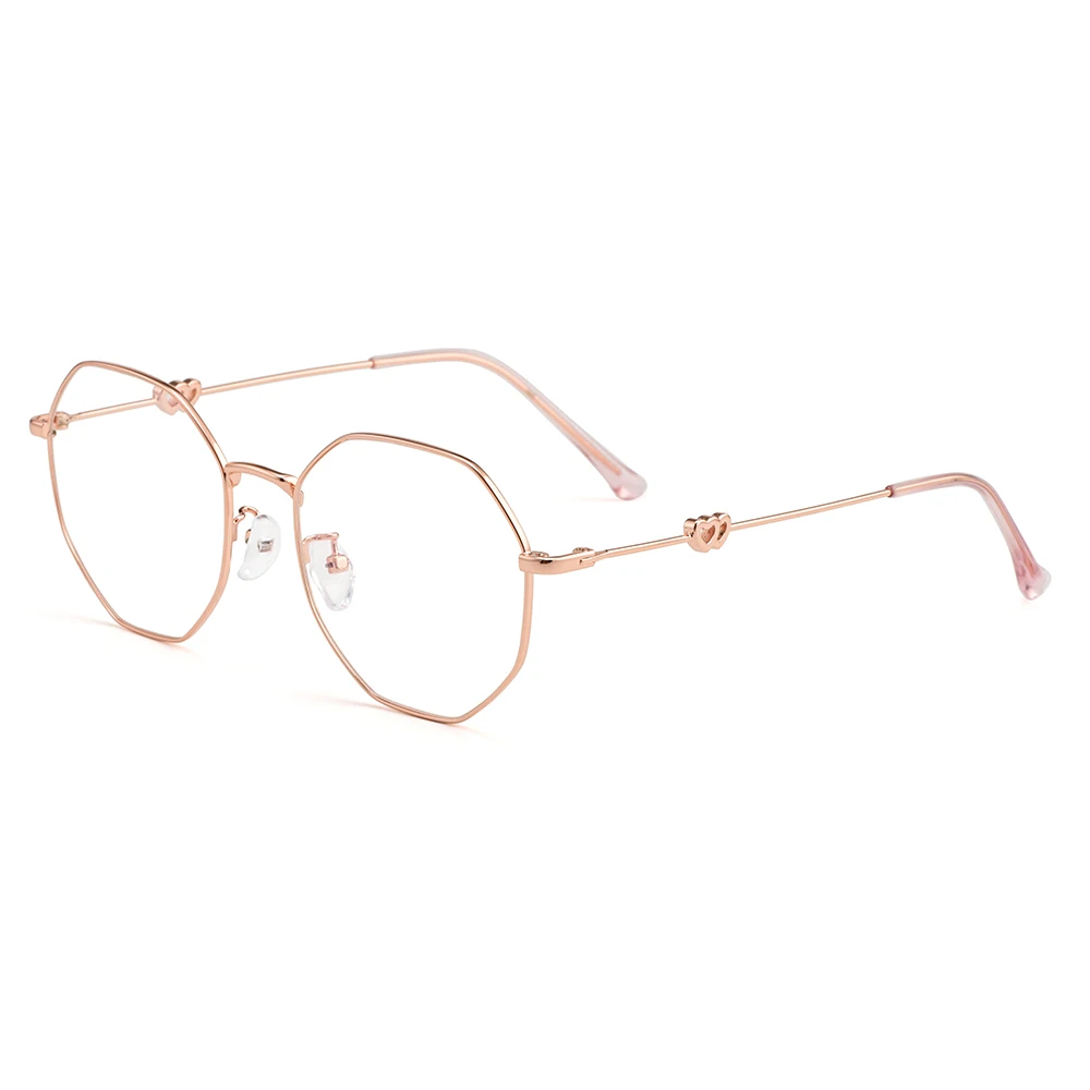 

Gmei Optical Women Polygonal Titanium Alloy Glasses Frames Ultralight Female Fashion Optical Eyewear Spectacles Frame MD18045