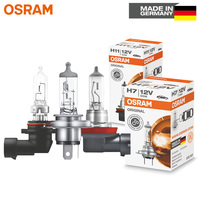 OSRAM H1 H3 H4 H7 H11 9005 9006 Original Lamp White Headlight H8 H9 H16 HB3 HB4 Fog Lamp Car Halogen Bulb Made in Germany (1pc)