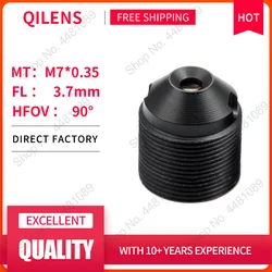 QILENS M7 Mount FL 3.7mm cctv HD 1.3Megapixel Pinhole Lens Mini 1/3