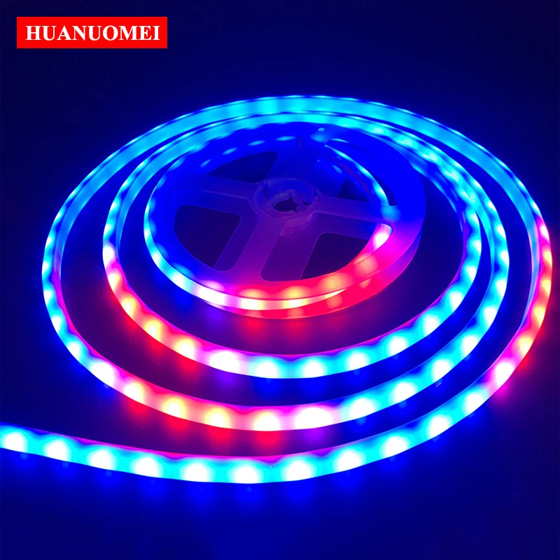 

10m waterproof WS2812B led pixel neon light,digital RGB full color;60leds/m with 60pixels/m;DC5V input