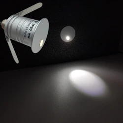 Outdoor Indoor 1W Led Stair Light DC12V Aluminum Recessed Step Wall Lamp for Garden Bathroom Pathway Corner Staircase Footlight