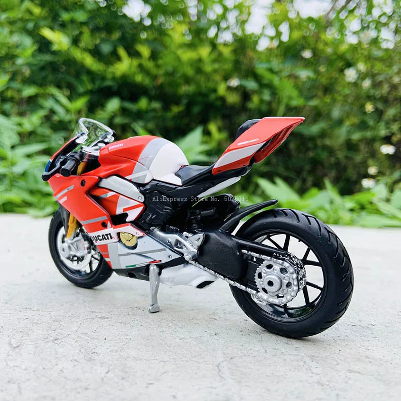 Maisto 1:18 16スタイルducatiパニガーレv4 s cホワイトオリジナル認可シミュレーション合金オートバイモデルおもちゃの車のギフトコレクション