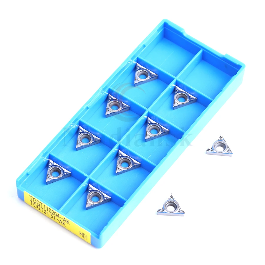 1Pc STECR1616H11 Cnc Draaien Gereedschaphouder Driehoek 60 ° Externe Draaigereedschap Holder + 10Pcs TCMT1102 TCGT1102 Hard legering Insert Set