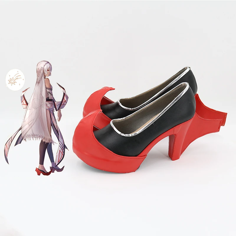 FGO Fate/Grand Order Fate Extella Saber Attila Cosplay Shoes Boots Halloween Carnival Party Costume Accessories For Women Men