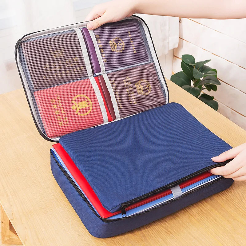 

Large Capacity Waterproof Document Bags Multifunctional Home Travel Organizer Holder School Office Business File Folder Supply