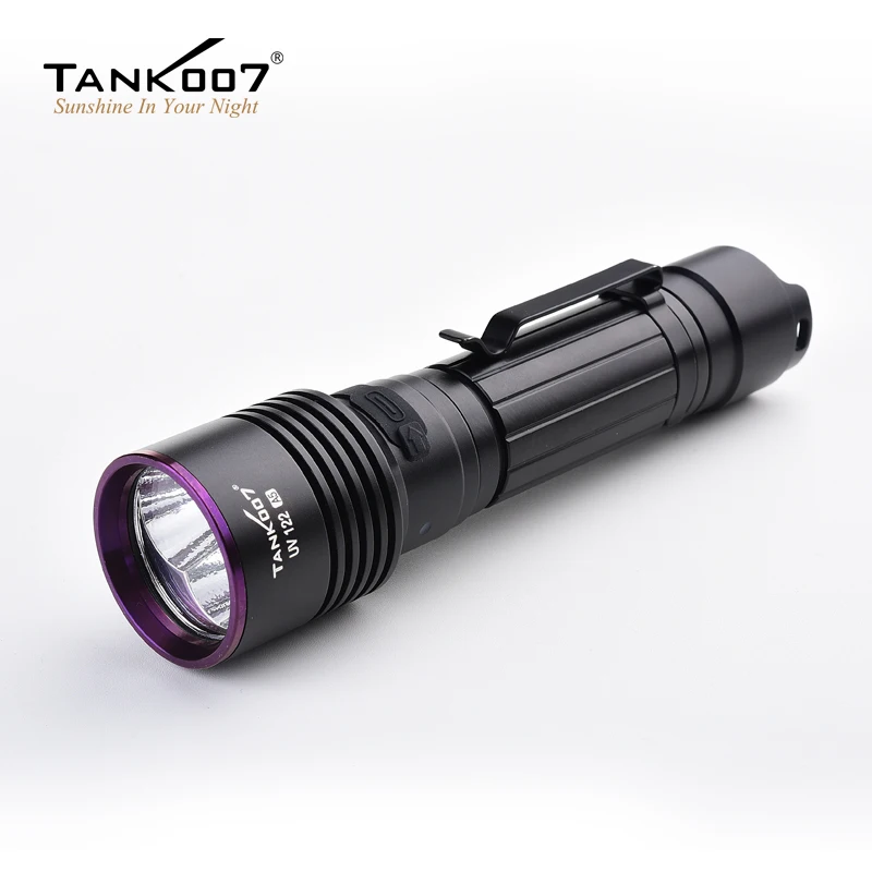 TANK007 Dual LED Lighting NDT UV Detection Flashlight Torch White Light 365nm Blacklight Lamp 18650 Battery USB Rechargeable