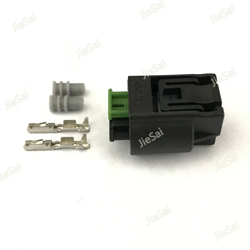 2 Pin 968405-1 1-967644-1 Female Tyco Fuel Injector Auto Plug Sensor Connector For BWM Porsche Benz