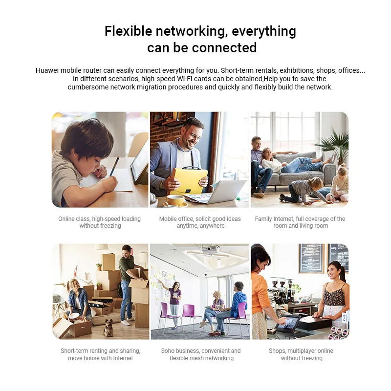 Sblocca il Router LTE CPE B311B-853 150Mbps CAT4 di Huawei 4G con il Router senza fili di Wifi della carta Sim