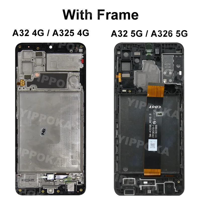 For Samsung Galaxy A32 5G LCD Display SM-A326 LCD Screen Touch Digitizer For Samsung A32 4G LCD SM-A325F/DS SM-A325M Screen