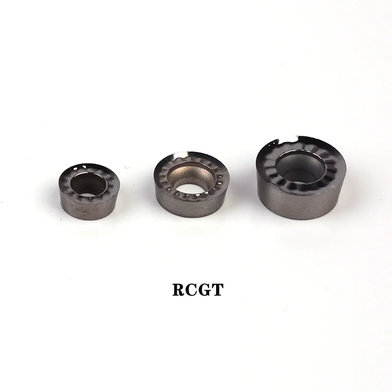 RPGT0803 RPGT10T3 RPGT1204 RCGT0803 RCGT1003 RCGT10T3 MOE AK H01 Carbide Inserts CNC Lathe Turning Tools RCGT Blade for Aluminum