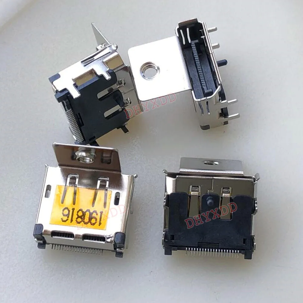 2 szt. Nowy Display Port gniazdo DP 20p Patch Pin z żelaznym stałym pinem In-line złącze interfejsu transmisji HD kompatybilne z HDMI