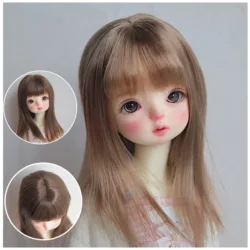 BJD/SD Wig for 1/6 &1/4 girl milk silk soft silk wig doll accessories(no doll)