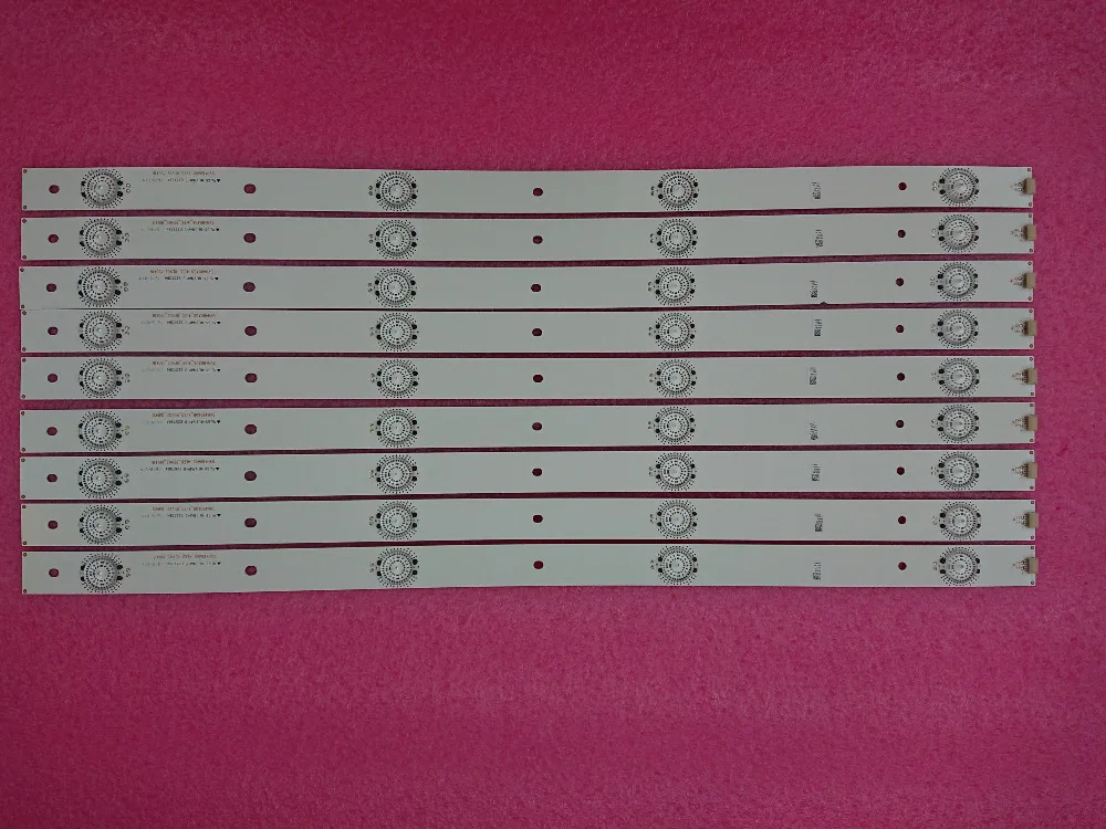 (New Kit) 9 PCS SVH480A08 4LED REV02 480mm LED backlight strip for 48 inch TV LED48EC520UA LED48K300U